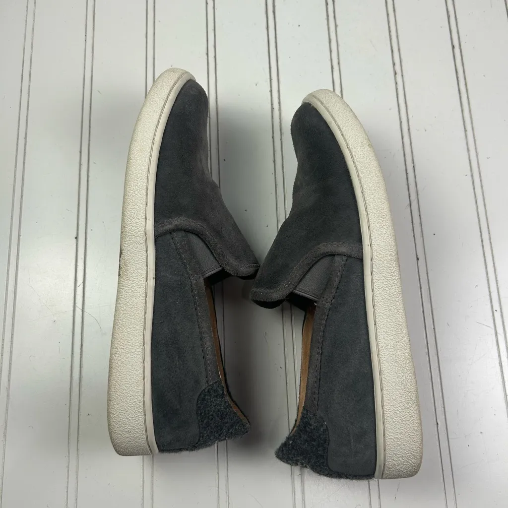 UGG Australia Cas Charcoal Gray Suede Slip-On Sneakers Women’s Size 7 - Image 7