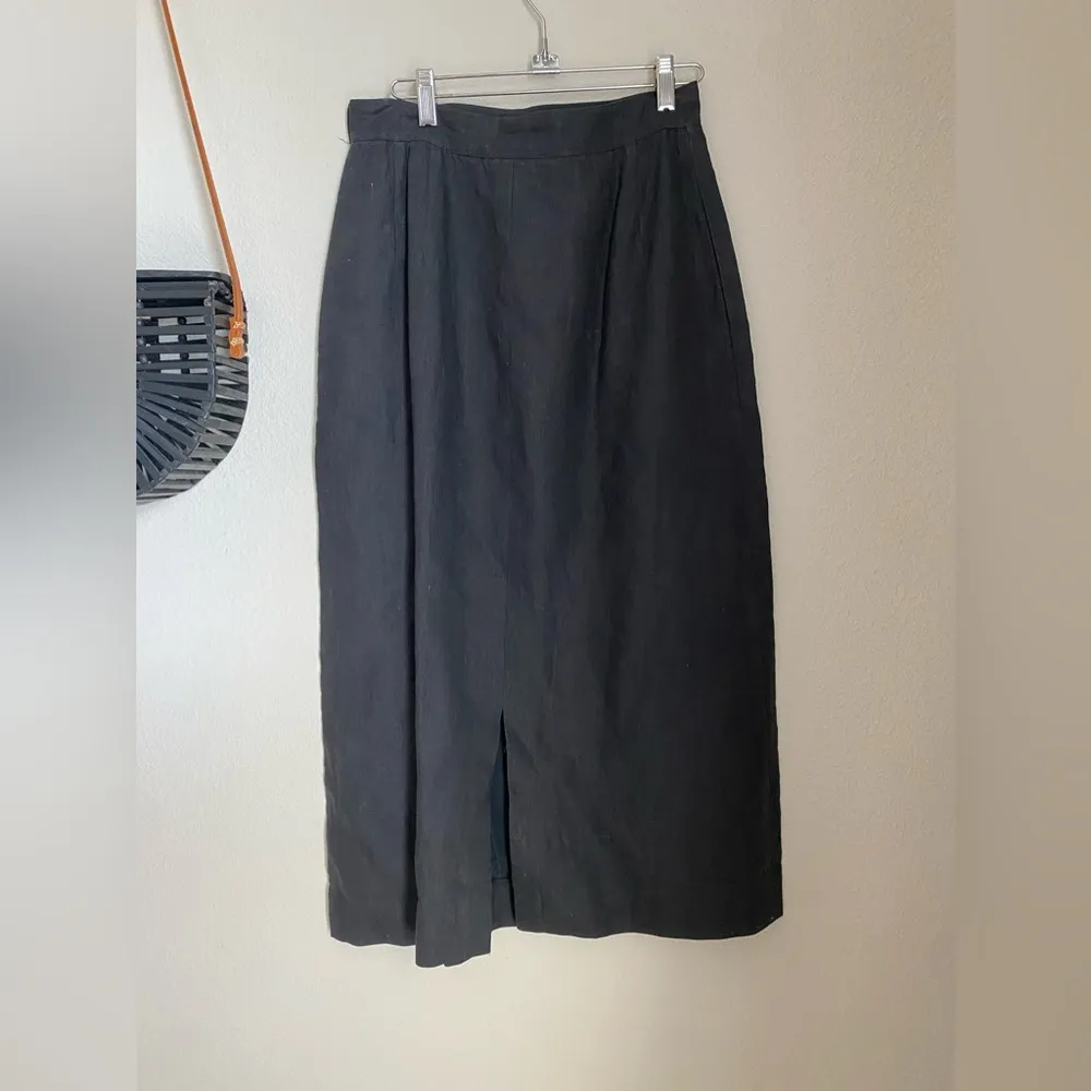 Neiman Marcus 100% Linen Maxi Skirt, Size 10 - Image 4