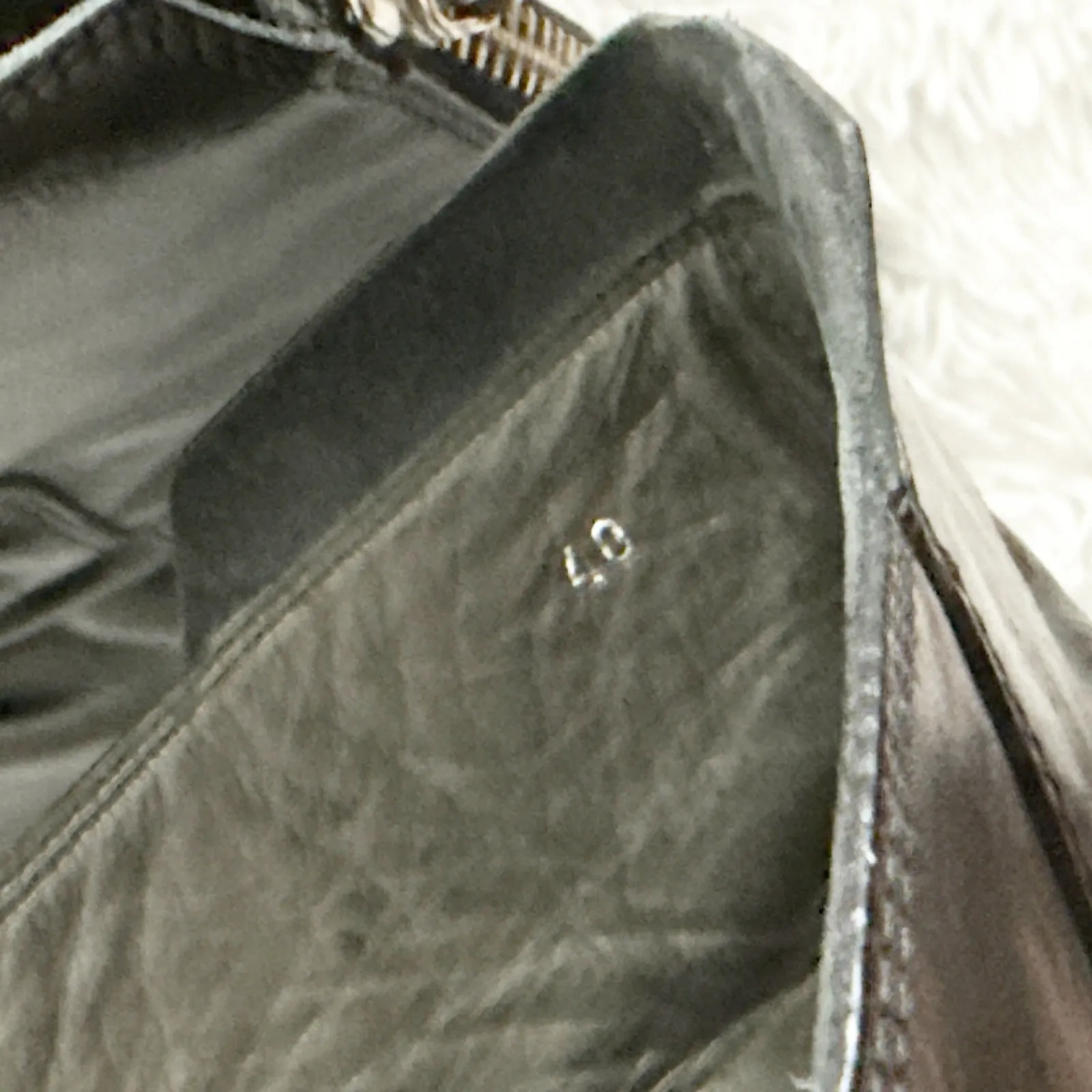 MOMA | Tronchetto Leather Ankle Boots Moto Combat Italian Leather Zipper | 40 Black Size 10 - Image 7