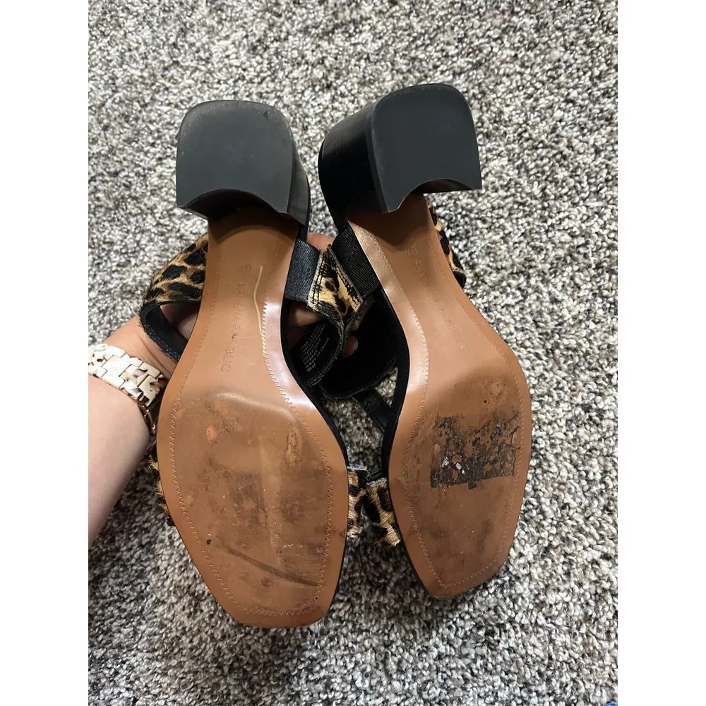 Banana republic women's‎ heel sandal, leopard 6.5 - Image 6