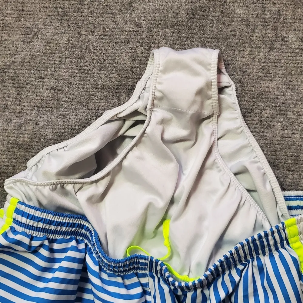 Nike Dri Fit Women’s Medium Striped Running Shorts Lined - Image 7