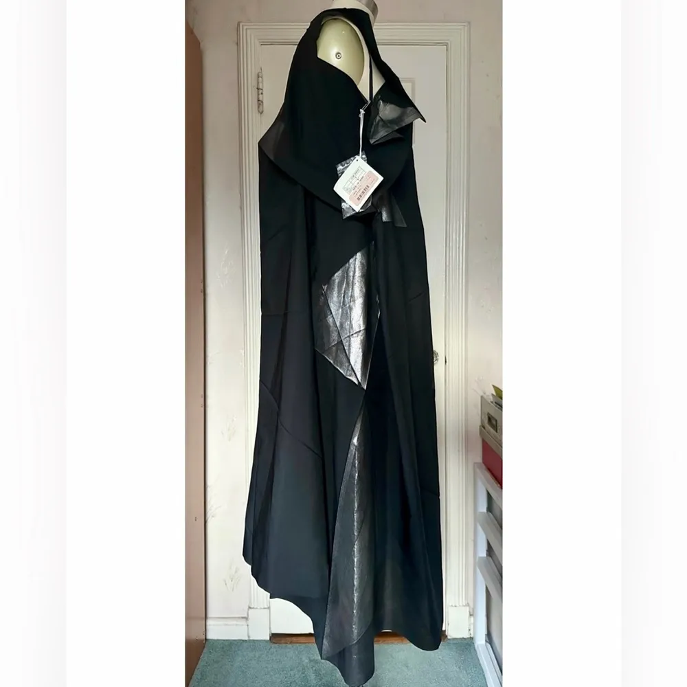 132 5. Foil Printed Origami Dress - Image 8