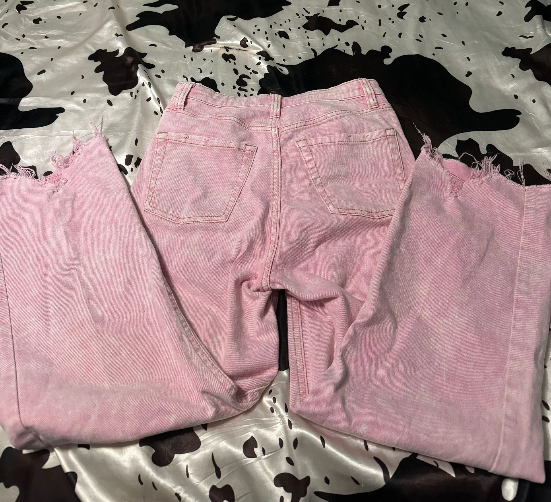 Pink Straight leg Jeans - Image 2