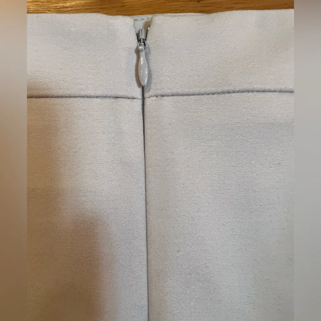 White House Black Market Women’s Chic Lilac Utility Lined‎ Pencil Skirt Size 4 - Image 5