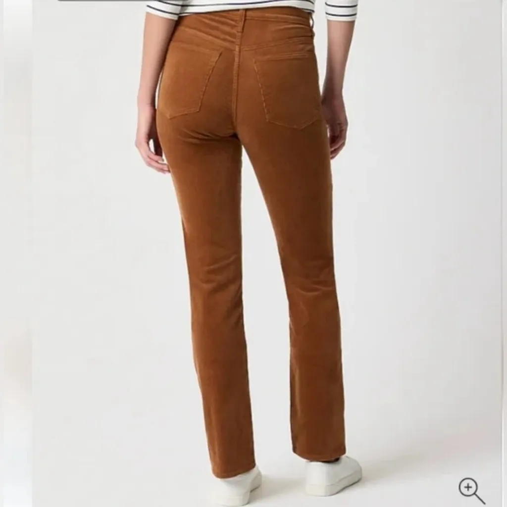 NWT, Crew Corduroy Essential Straight Pant Vintage
Brandy Brown, Sz 26 - Image 2