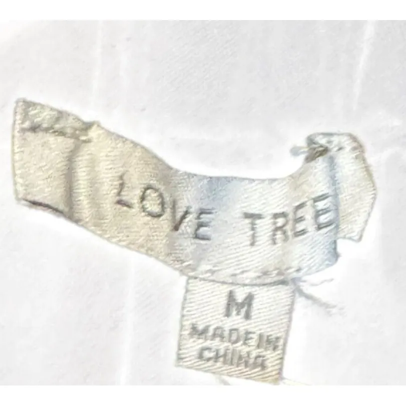 Love Tree Love‎ Tree Women's Shorts 100% Tencel Belted Button Front High Black Medium NWT - Image 5