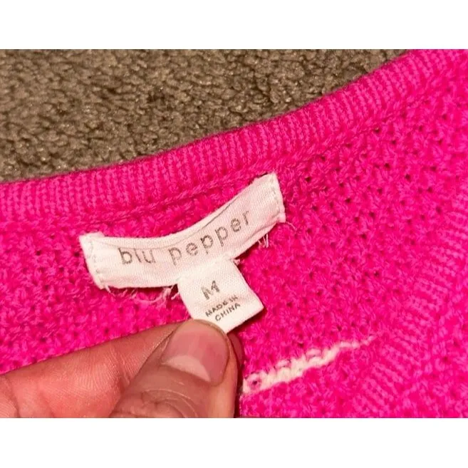 Blu pepper pink striped top - Image 2