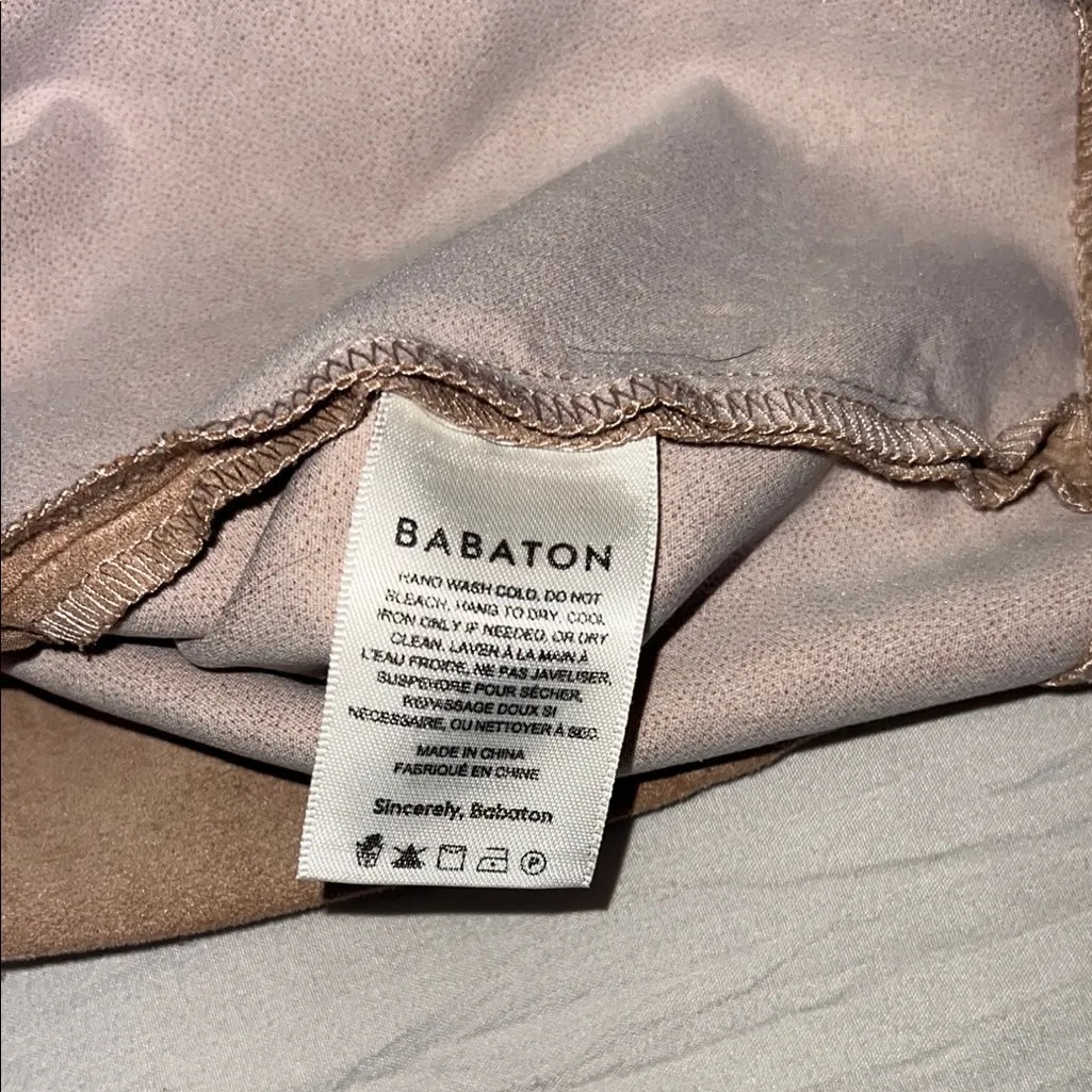 Babaton Tan A-Line Mini Skirt‎ Casual - Image 3