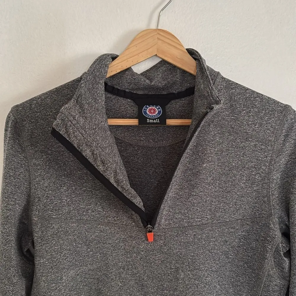 ICE WEAR HALF ZIP WOMENS FLEECE SWEATER EUC Gray - Image 2
