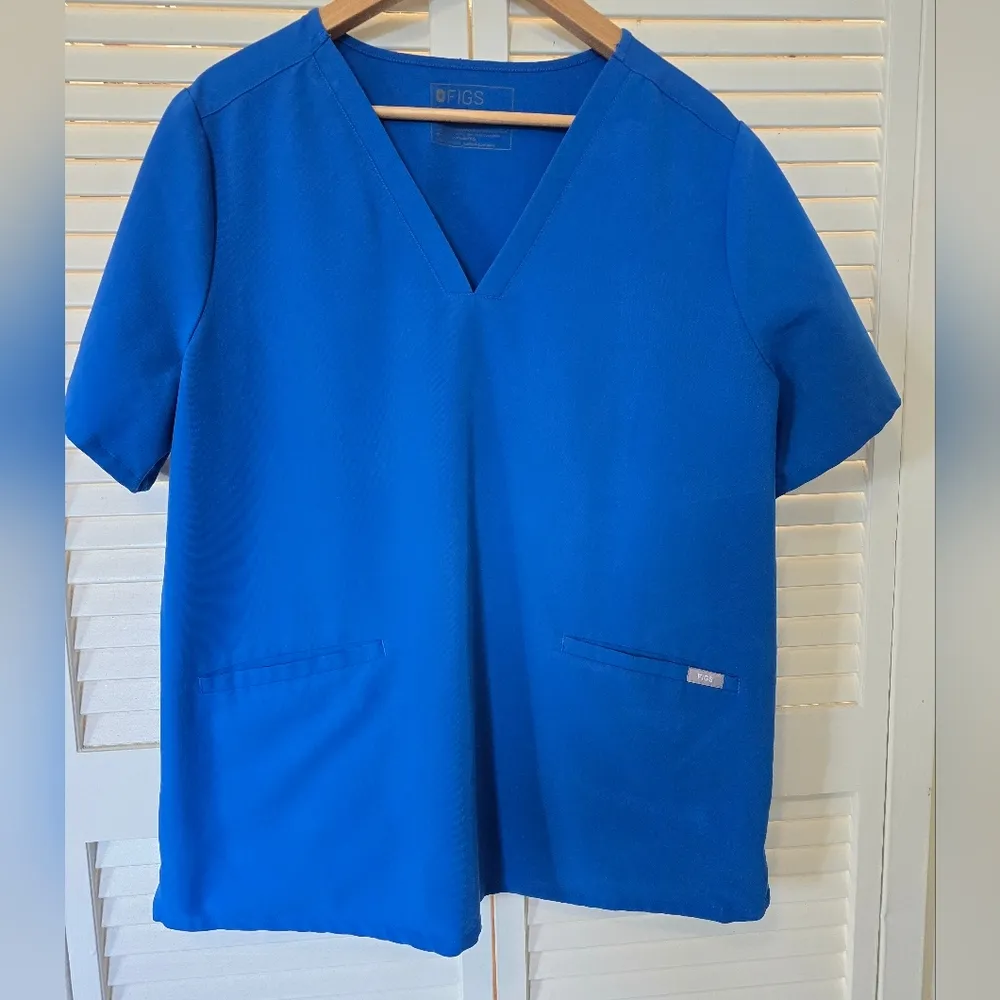Figs technical collection royal blue scrub top Size XXL - Image 5