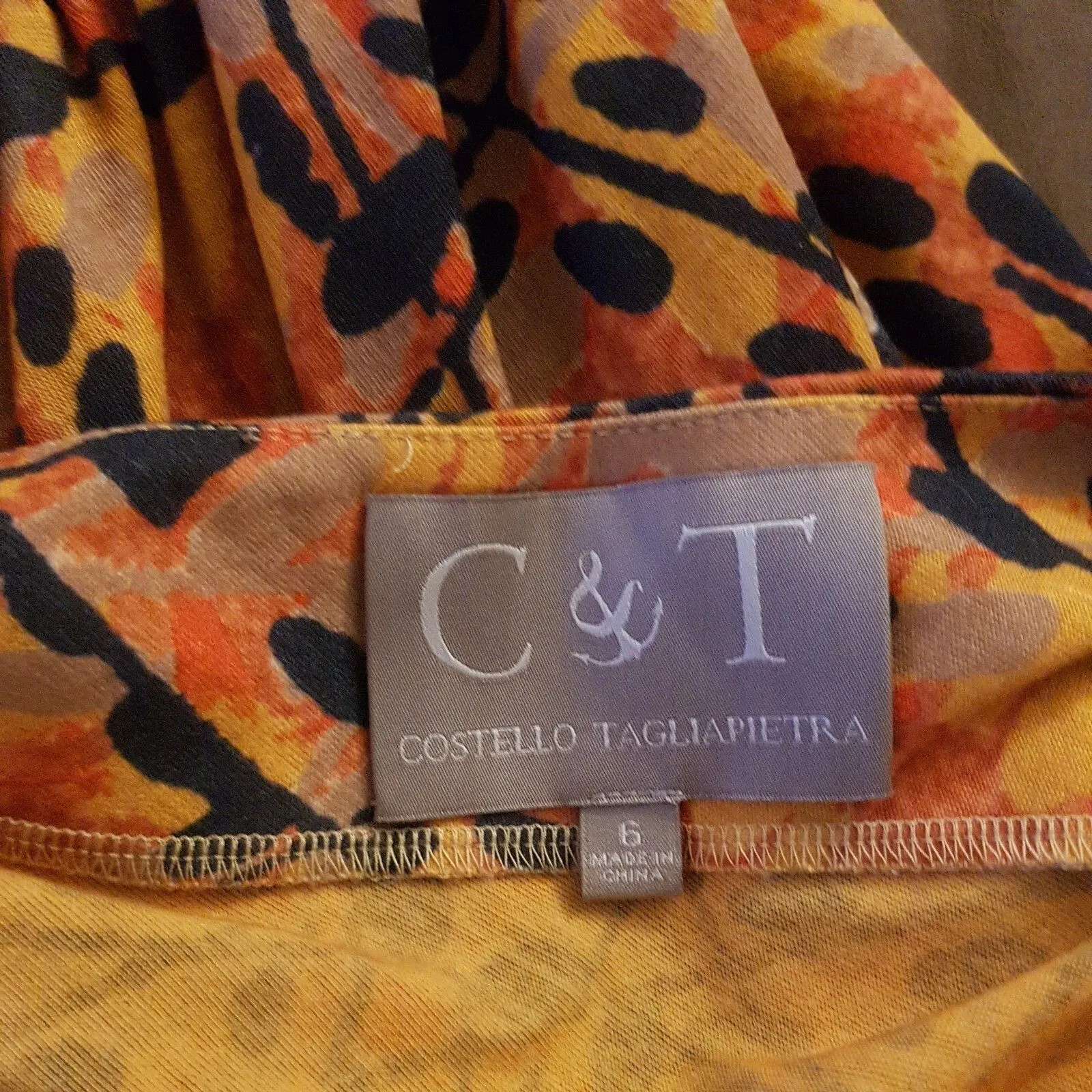 Costello Tagliapietra Dress Sz 6 Maxi One Shoulder Autumn Fall Beach Vacation - Image 10