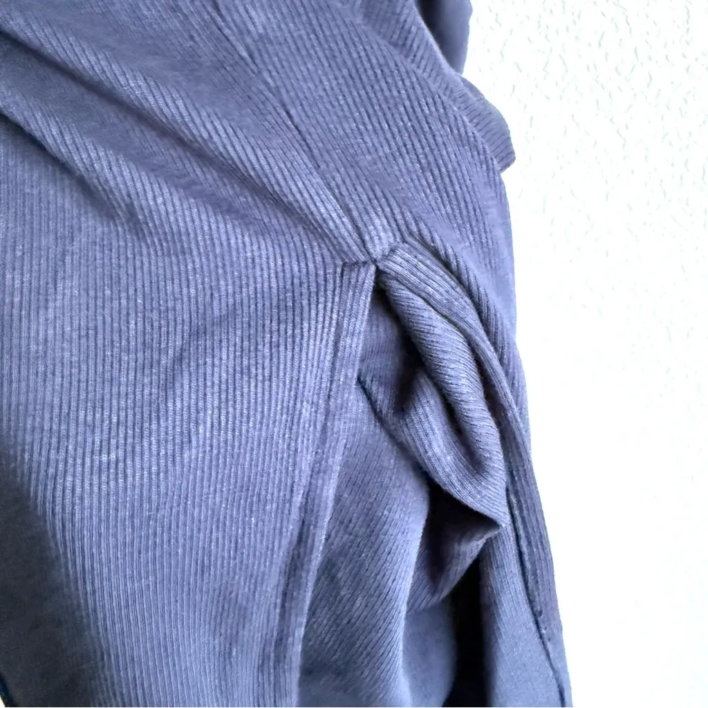 NEW Michael Stars Womens Dress Navy Blue Opaline Ribbed Halter Size Small - Image 8