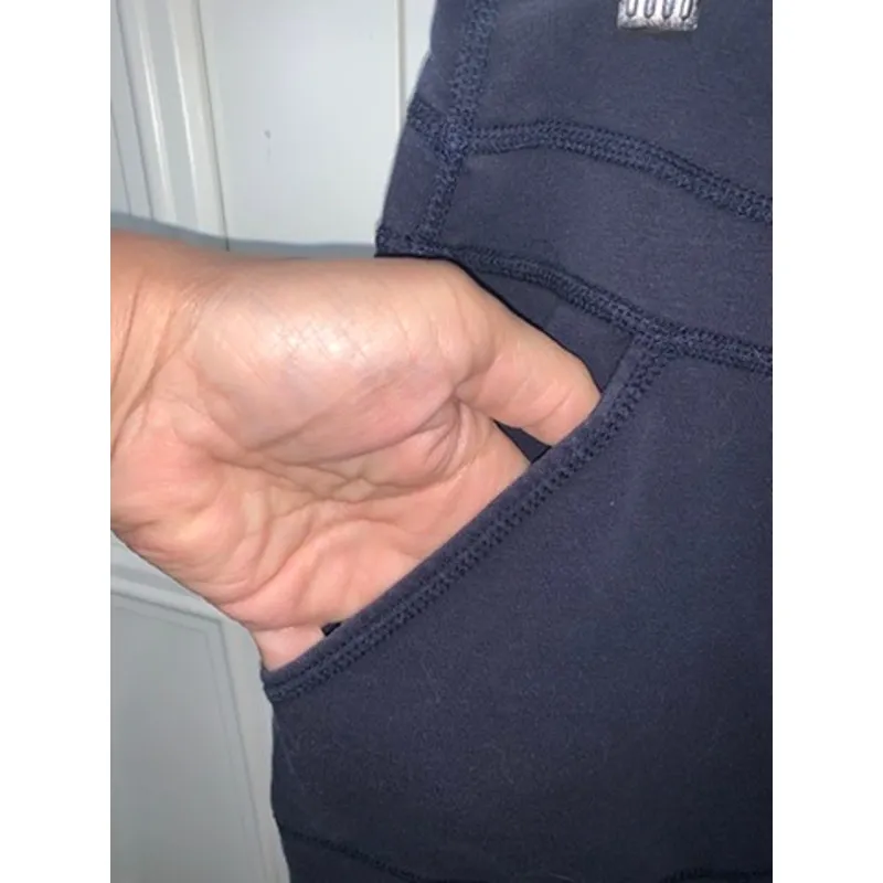 Made for Life‎ Women's 1X Blue Knit Capri Pants Elastic Waist Casual - Image 4