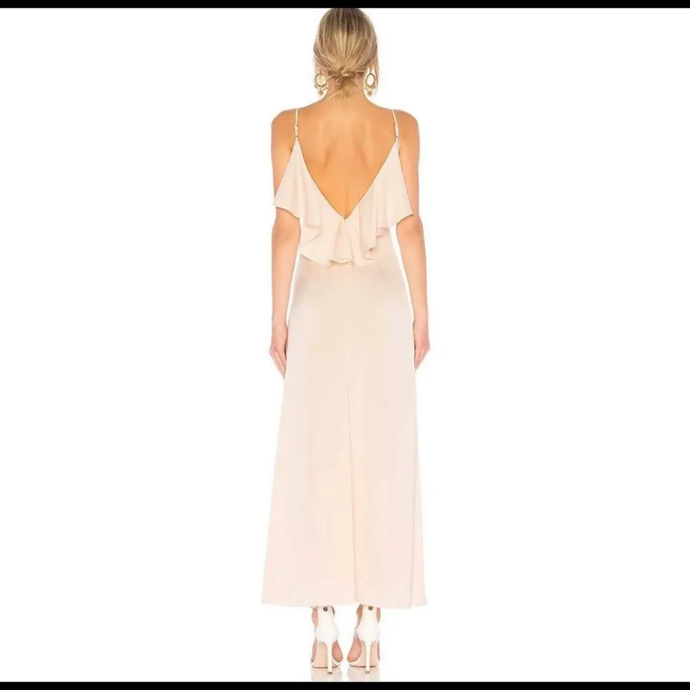 NWT LPA x Revolve Ruffle Flutter dress Small Blush - Image 2