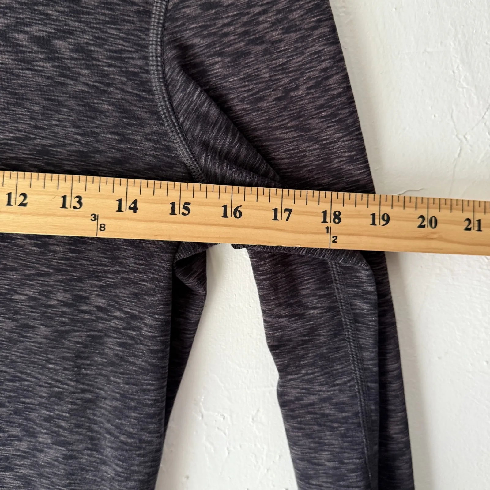 REI Co-op Pullover Womens Small Black Gray Long Sleeve 1/4 Zip Stretch Athletic - Image 6