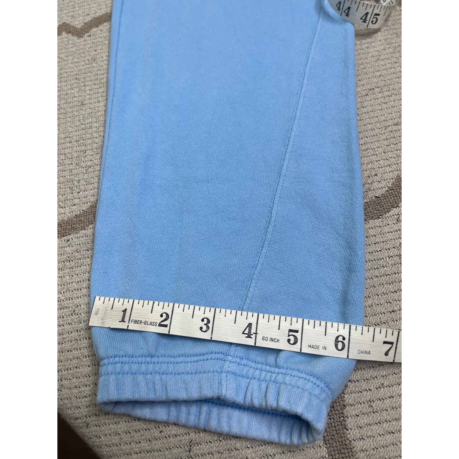 Aerie high waisted cornflower blue relaxed joggers/ sweatpants, size small - Image 11