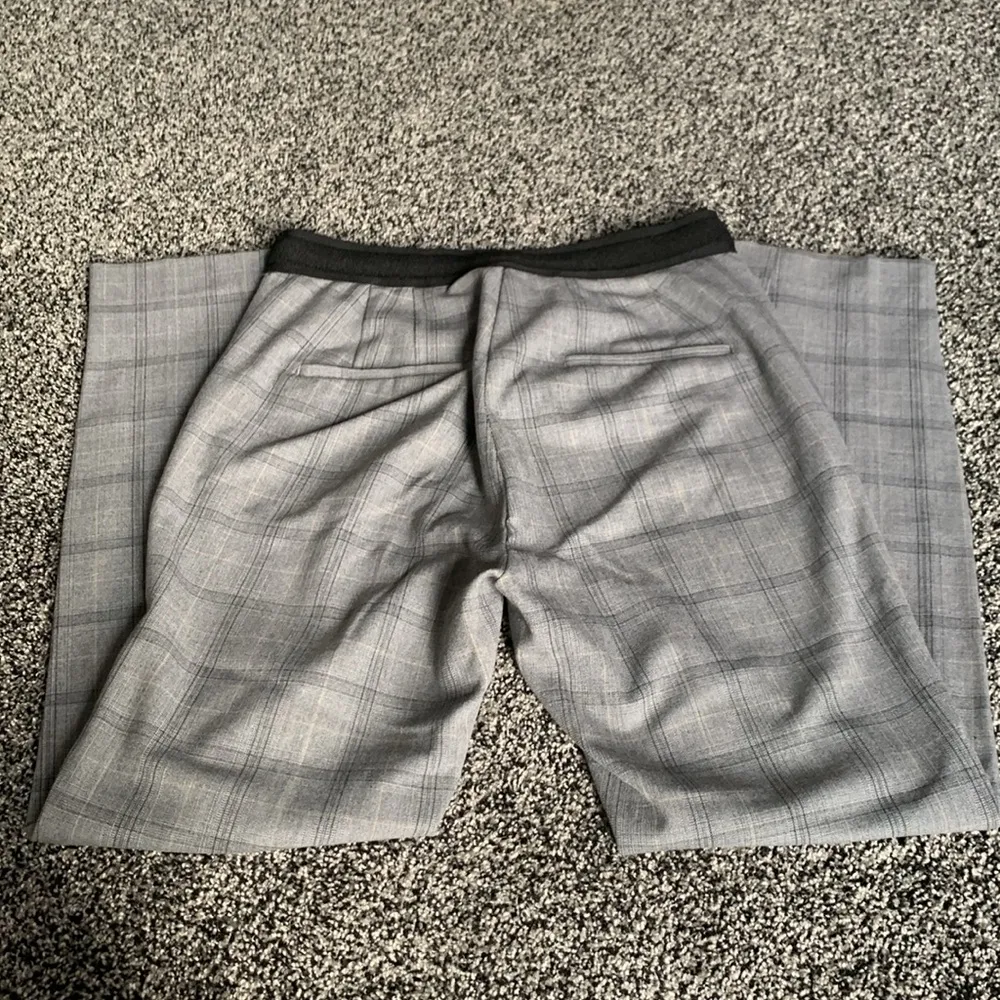 Zara Plaid High Waisted Trousers - Image 5