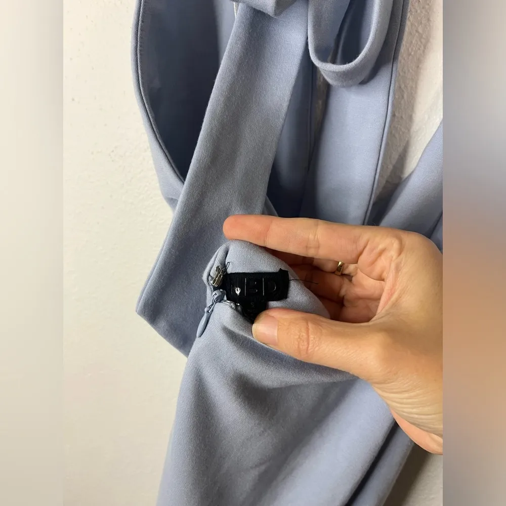 Jenny From The Block Blue Halter Dress Size Small - Image 7