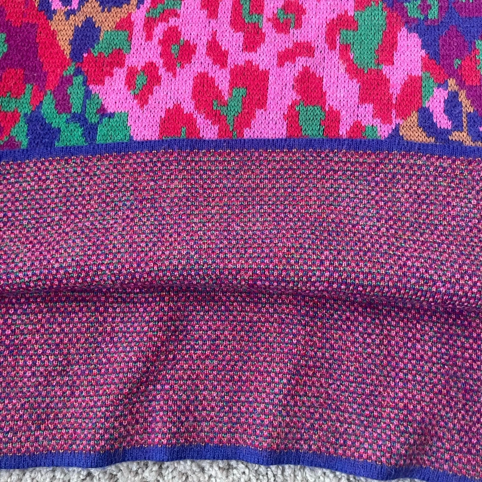 FARM Rio Mixed Leopard Pop Sweater Dress Size Large - Image 15