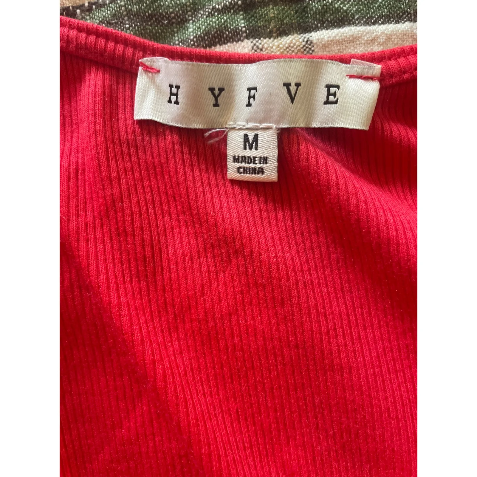 HYFVE Hot Pink Ribbed Flutter Sleeve Top | Size M | Dopamine Dressing - Image 5