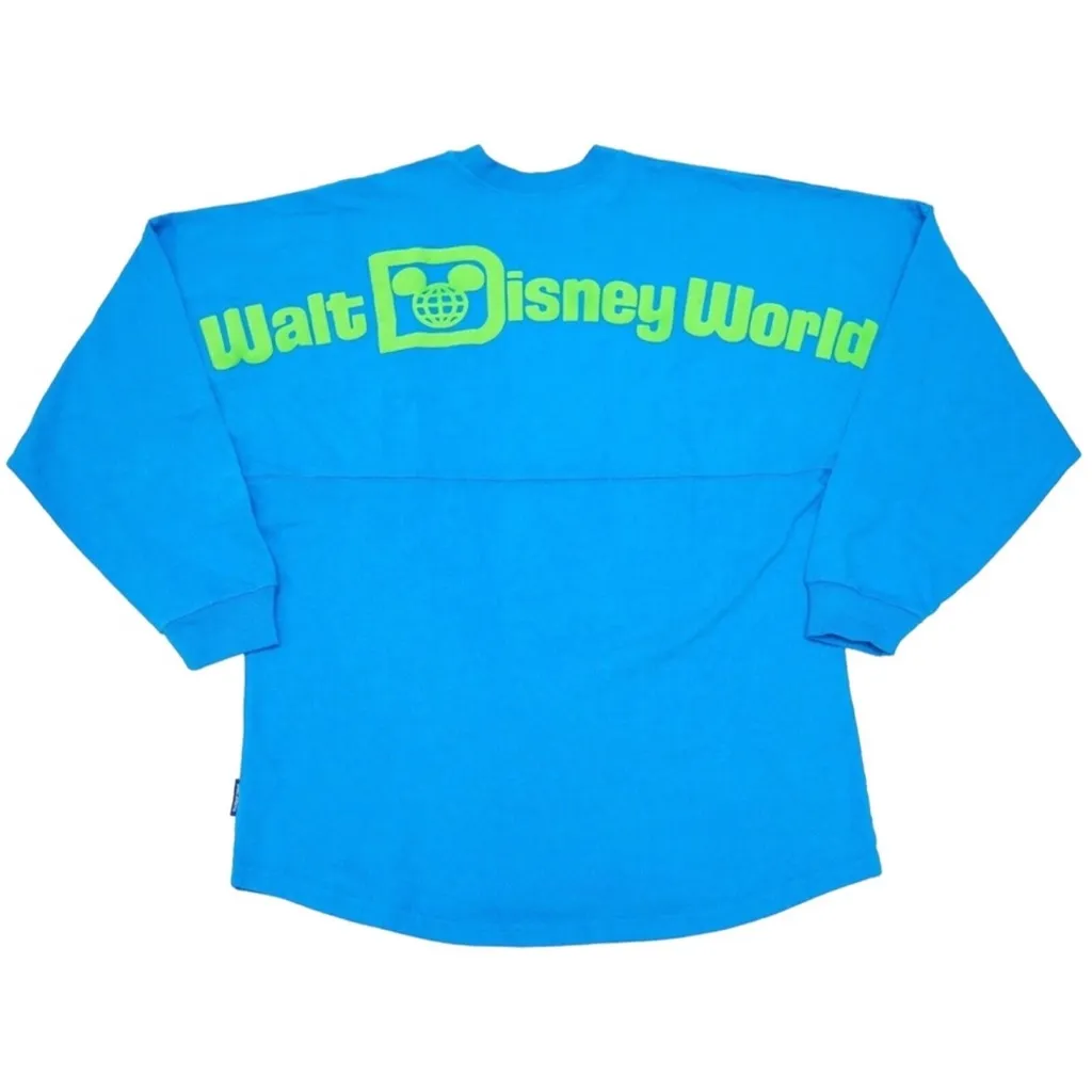 2020 Disney Parks Walt Disney World Neon Blue Spirit Jersey S - Image 2