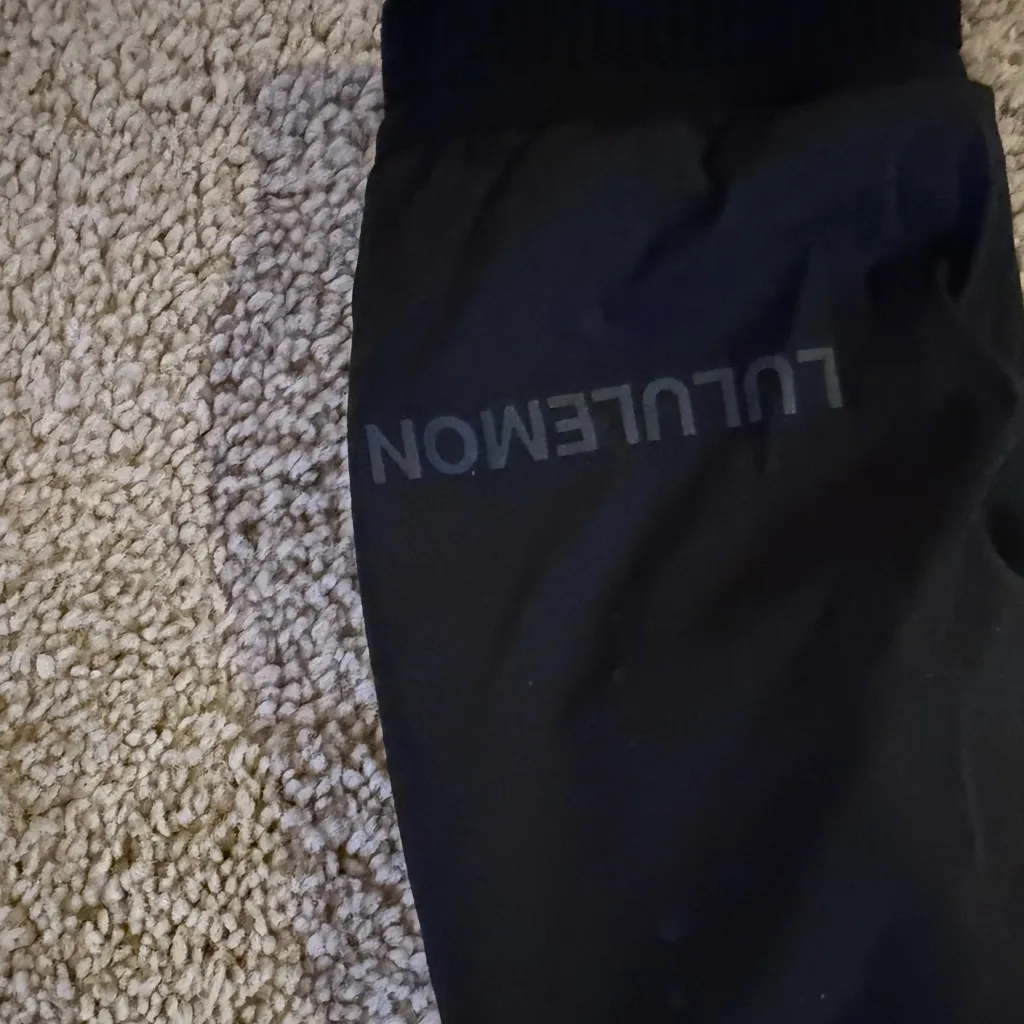 Lululemon Down for It All Cropped Half-Zip Pullover Jacket Black Sz 4 Like New - Image 9