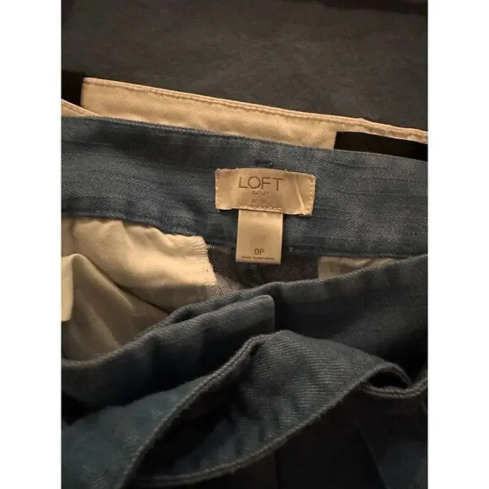 LOFT‎ Papger Bag Denim Pantis Petite 0 - Image 4