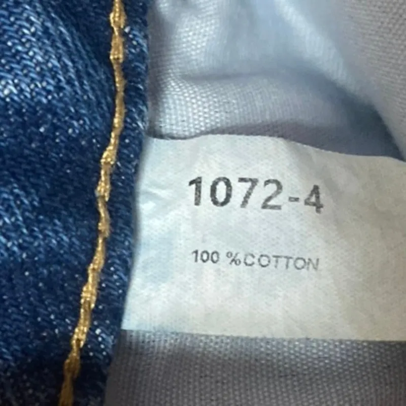 NEW Piral Women's Blue High Waisted Straight Bootcut Slit Denim Jeans Size M Size M - Image 5