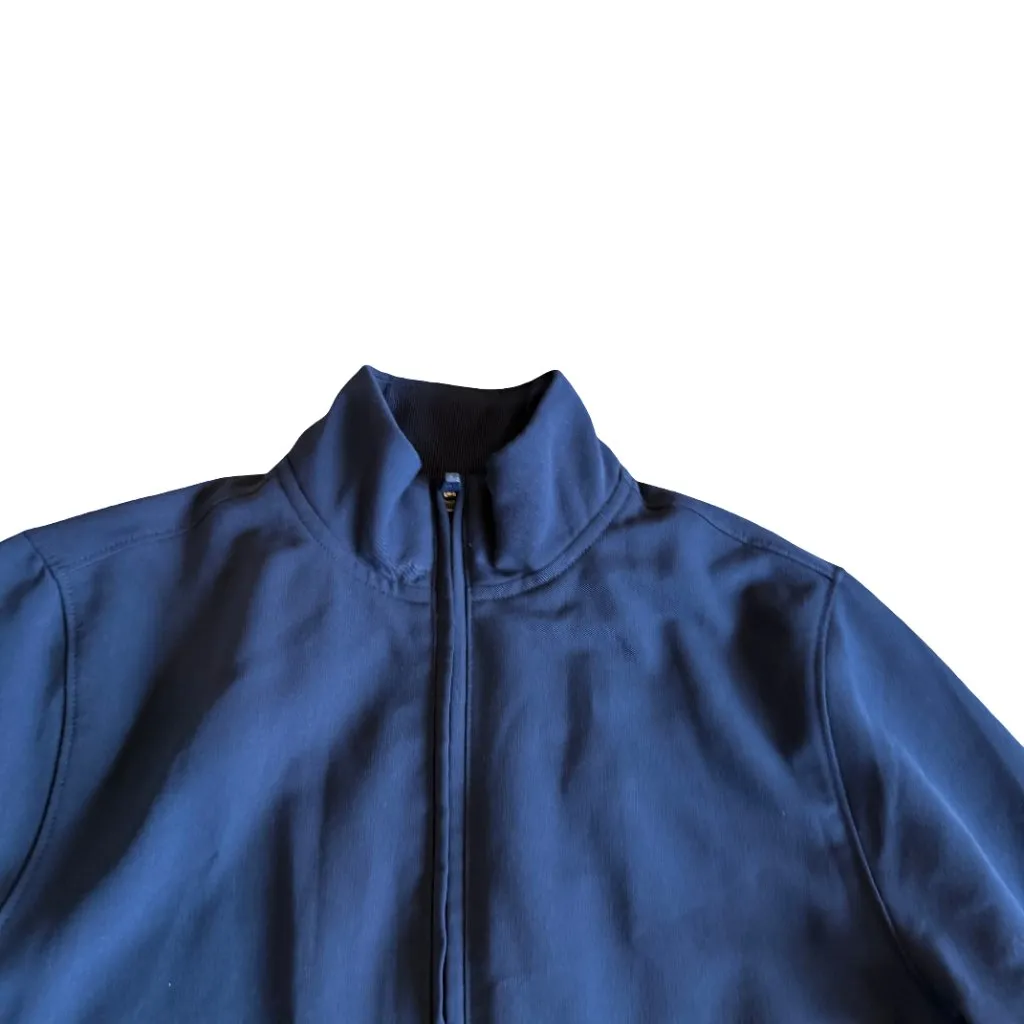 Jaanuu Navy Blue Scrub Jacket Zip-Down Nurse Doctor Athletic Casual Size XS - Image 3