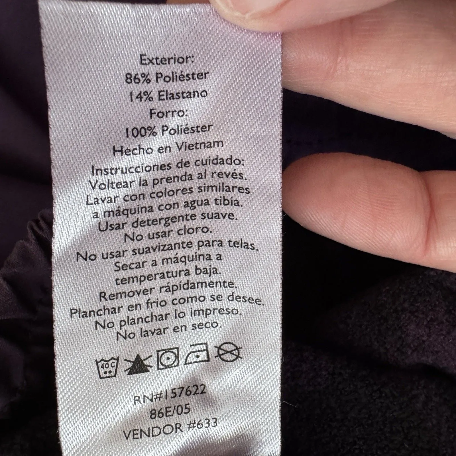 Eddie Bauer Pants Womens 14 Fleece Lined Pull On Pro Guide Tech Joggers Purple - Image 4