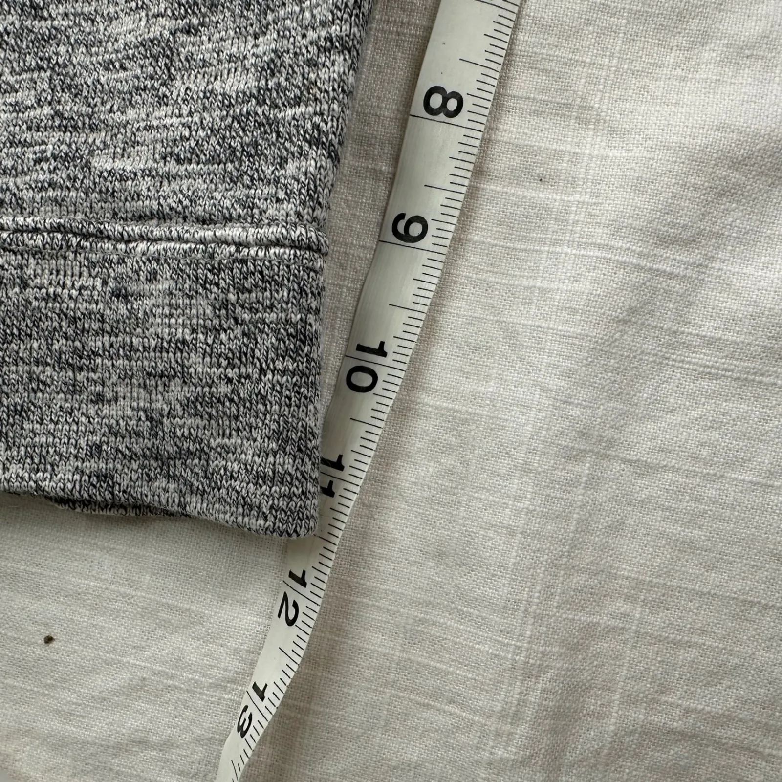 J.Crew‎ Gray Pullover Top 3/4 Sleeve Raglan Everyday Casual Comfy Size S - Image 8