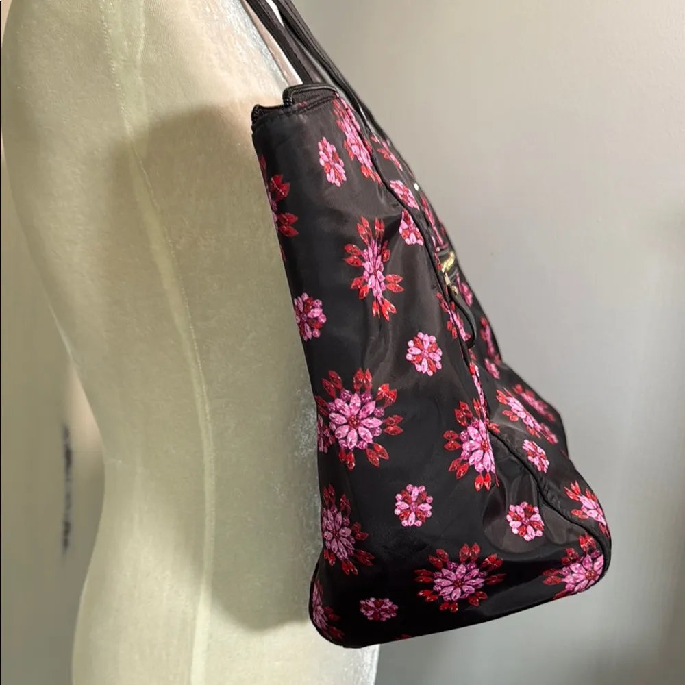 Michael Kors Floral Black Bag - Image 4