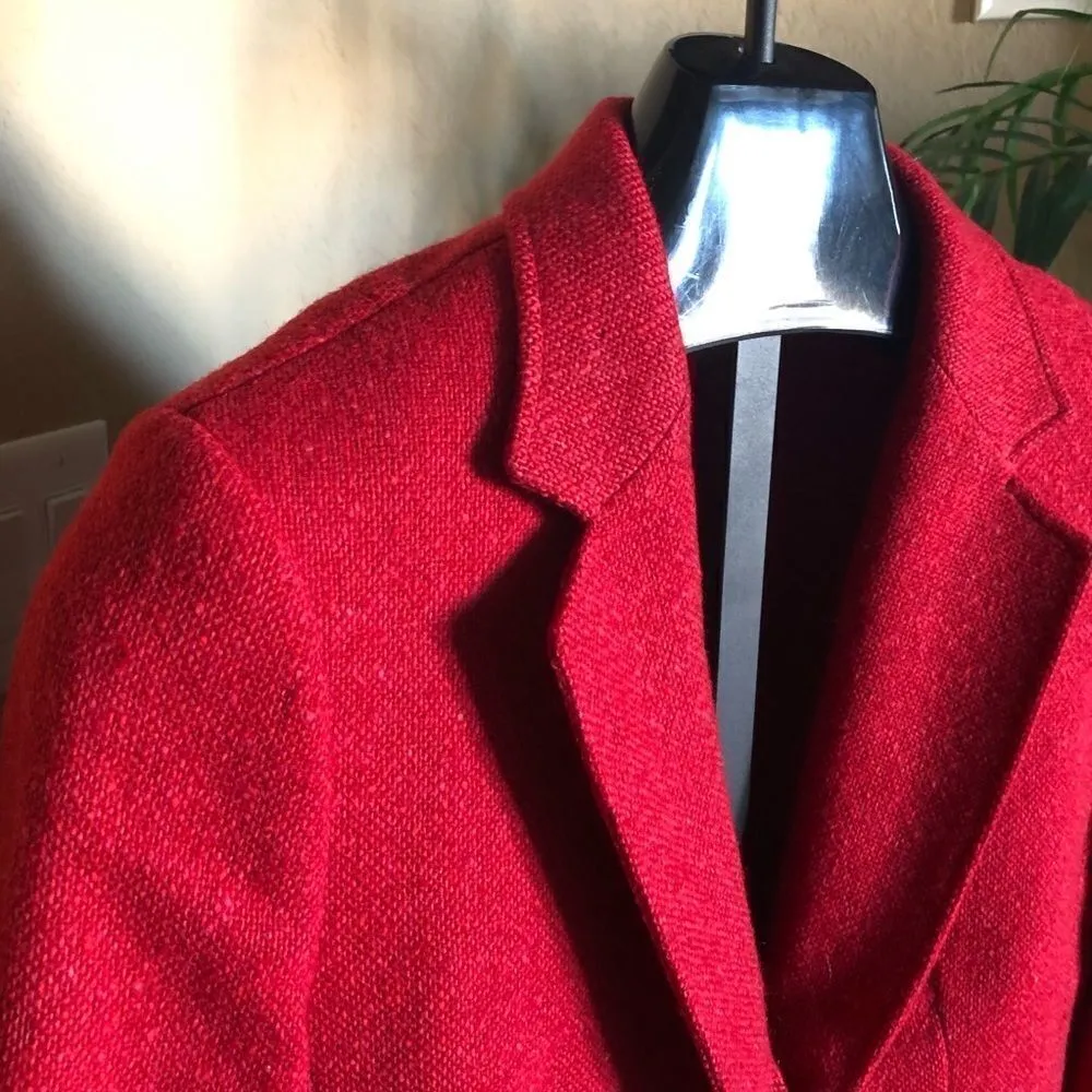 Vintage 1980/90s Pendleton Woolen Mills Red Blazer - Image 3