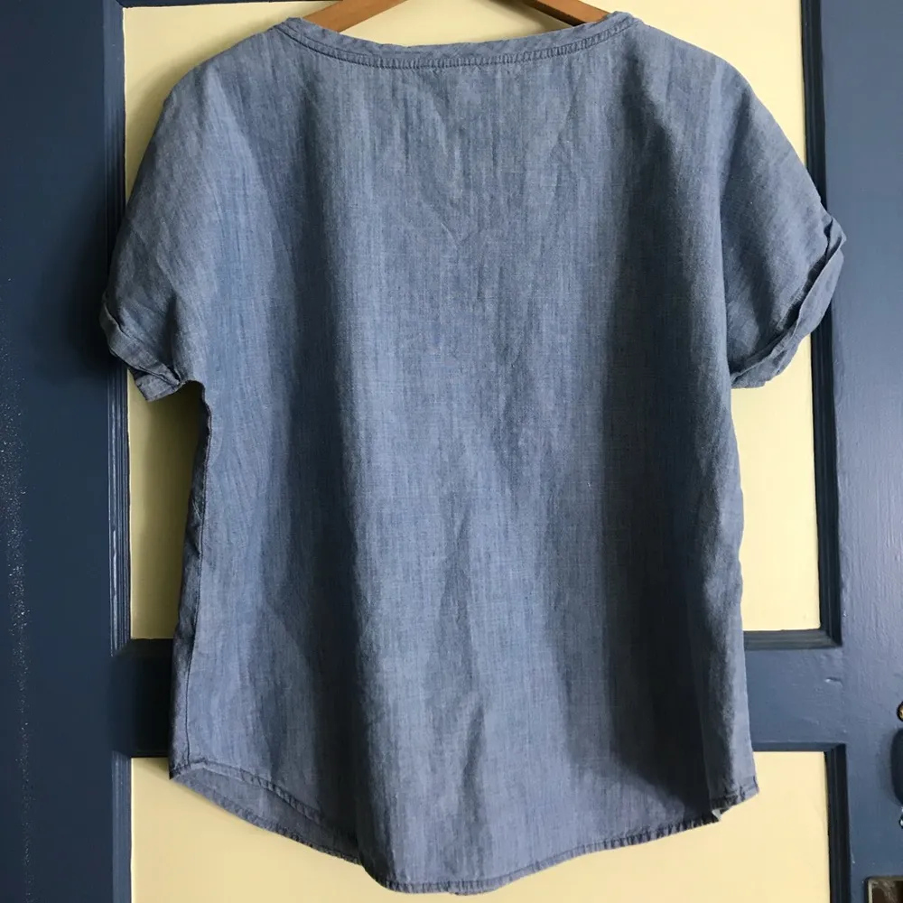 LG French Connection Denim pull over top - Image 6