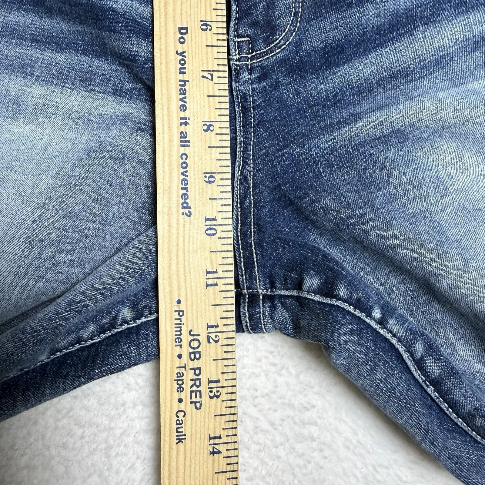 BKE Gabby Curvy Fit High Rise Skinny Jeans Womens Size 33 Distressed - Image 7