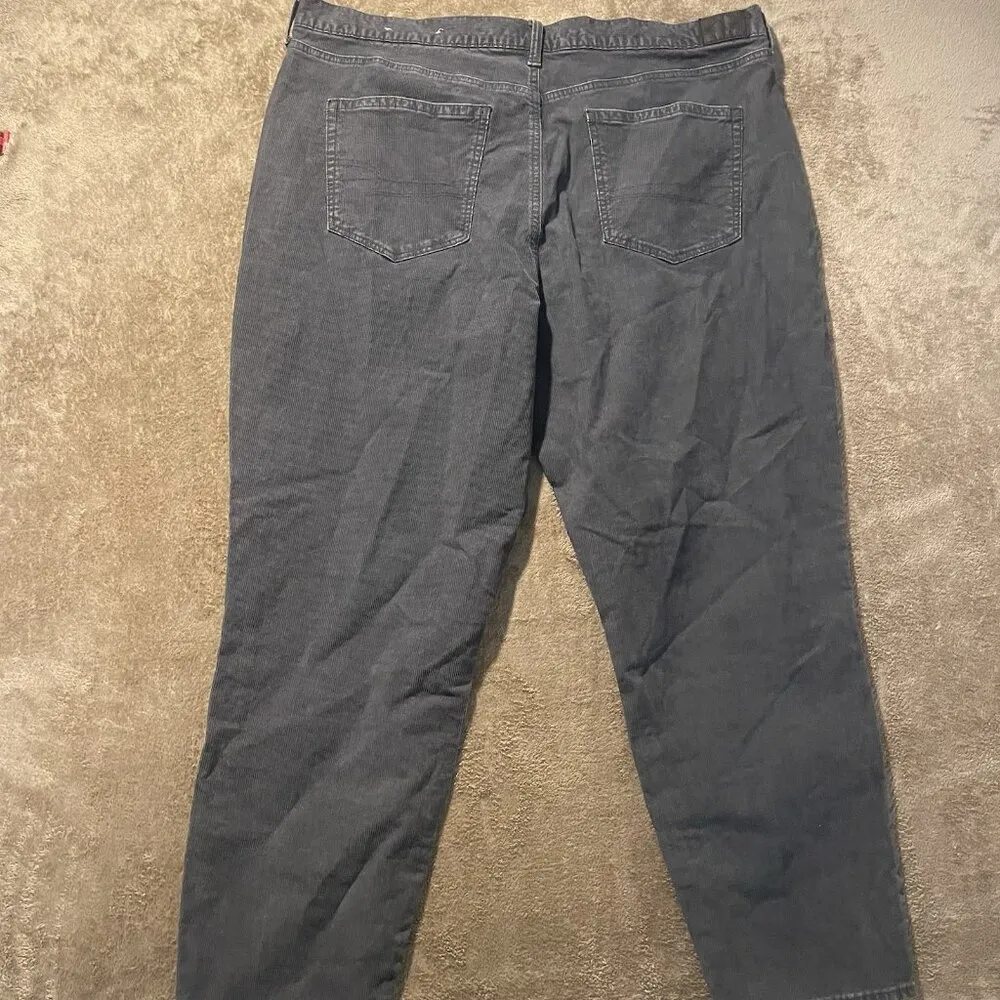 American Eagle Jeans Womens 20 Mom Straight Super Stretch Charcoal Gray Pants - Image 3