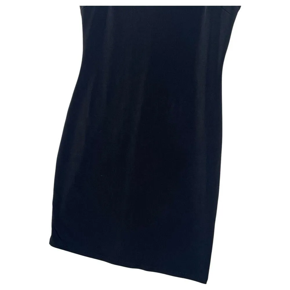 Lulus Dress Womens M LBD Scoop Neck Spaghetti Strap Mini Club Night Out Black - Image 5