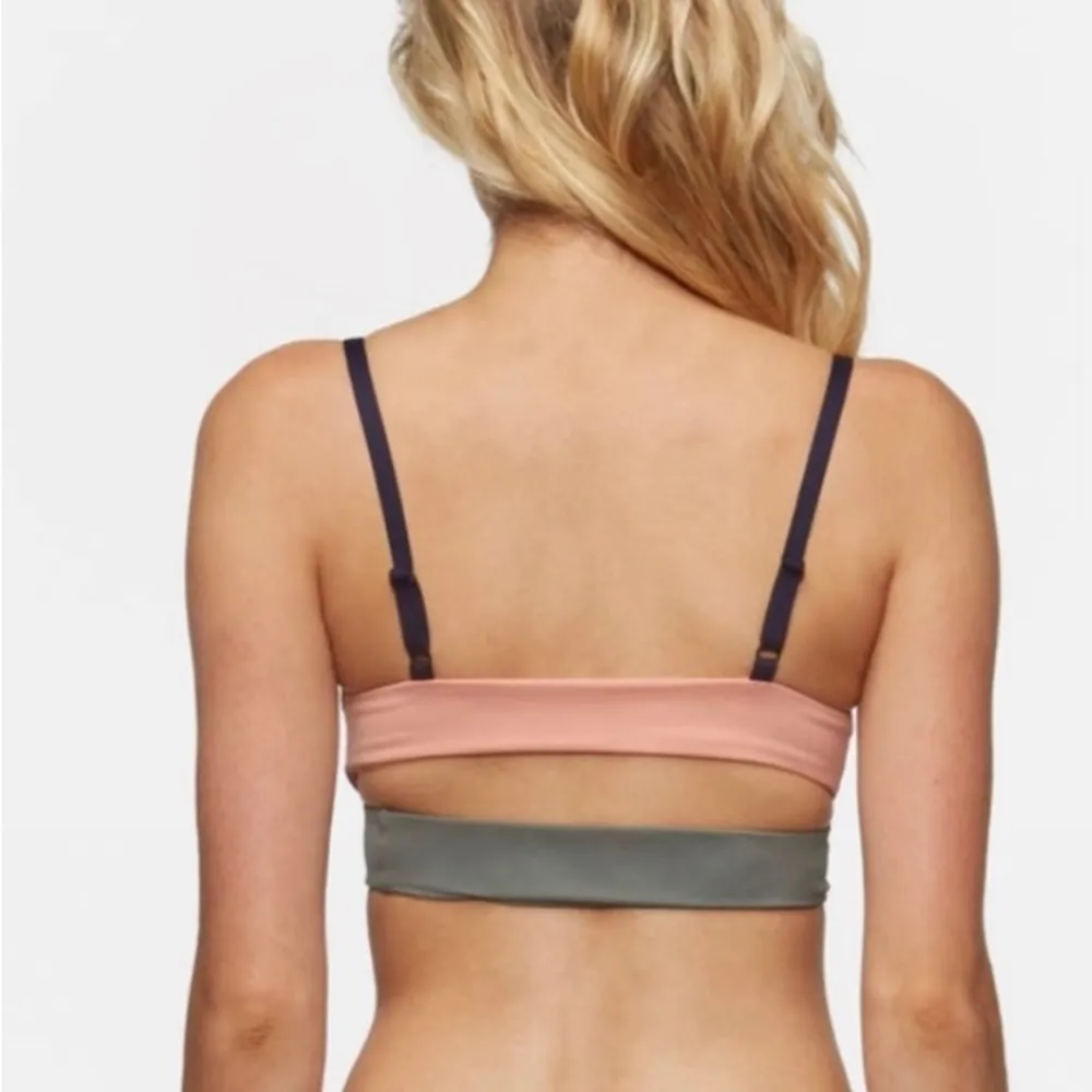 TAVIK Colorblock Cutout Bikini Top XS - Image 2