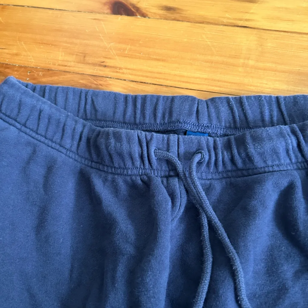 Old Navy Wide Leg Sweatpants blue large - Image 3