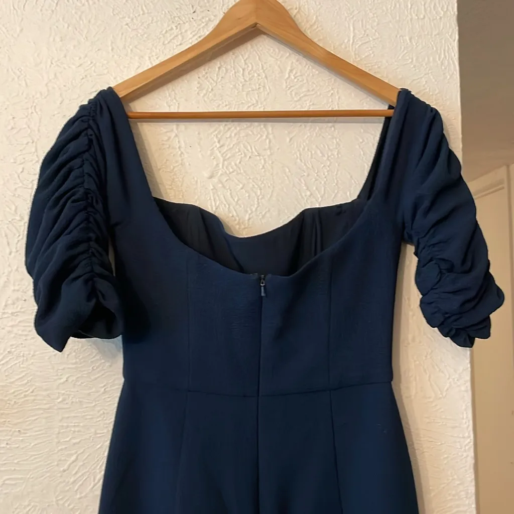 Black Halo Adriana Off-The-Shoulder Jumpsuit Jumpsuit Size 4 - Image 6