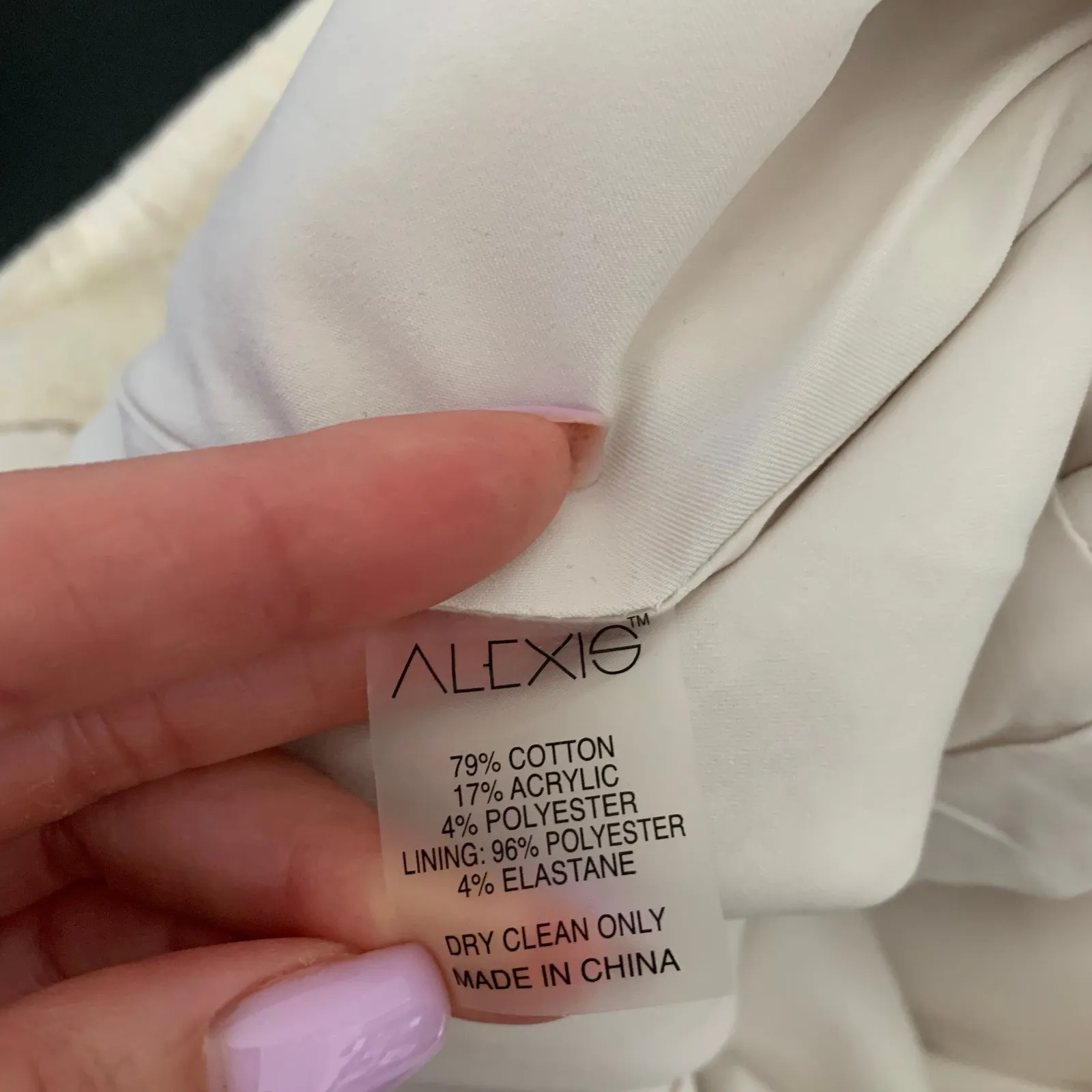 Alexis Ivory Fringed Tatum Tweed Wide Leg Pants Womens Small - Image 11