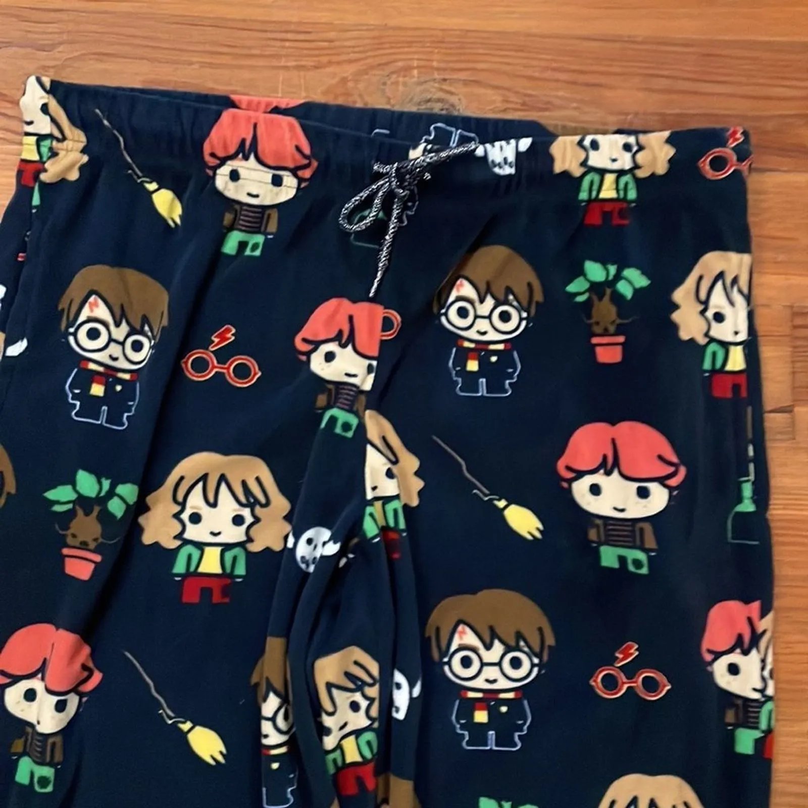 Harry Potter Blue Cove Pajama Jogger Bottoms Womens Size Medium (8 - Image 3