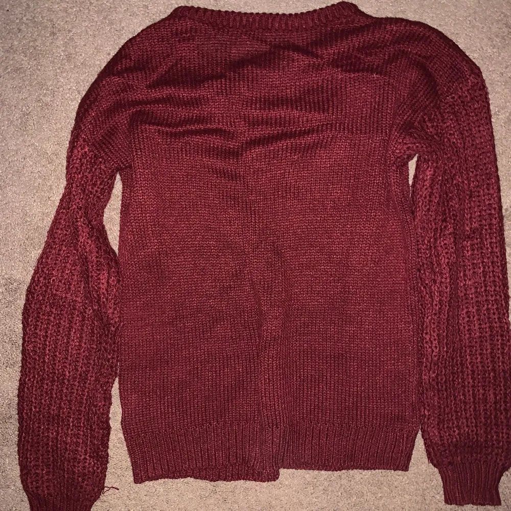 Burgundy Sweater - Image 2