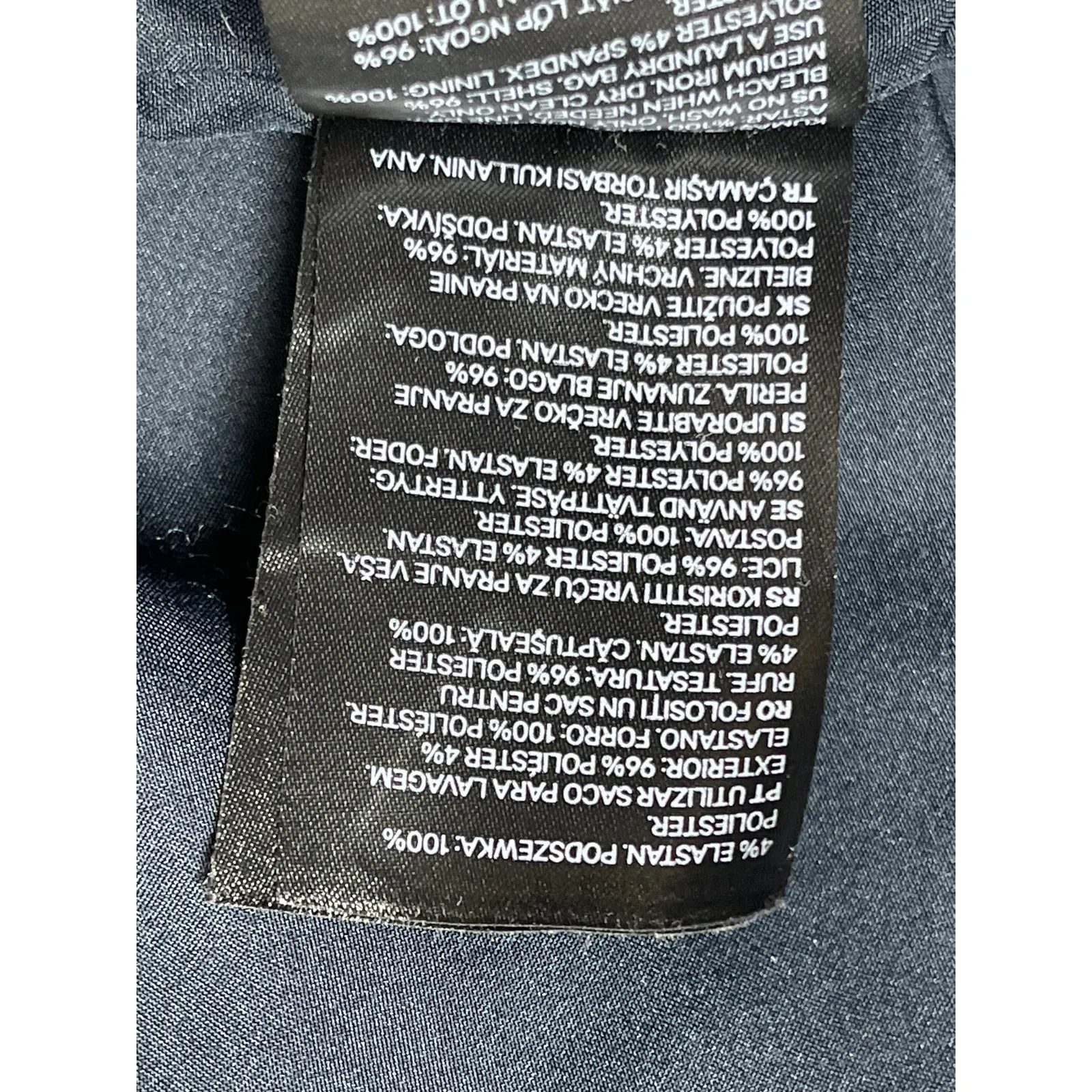 H&M Women's Black Long Sleeve Double Breasted Notch Collar Blazer Coat Jacket M - Image 4