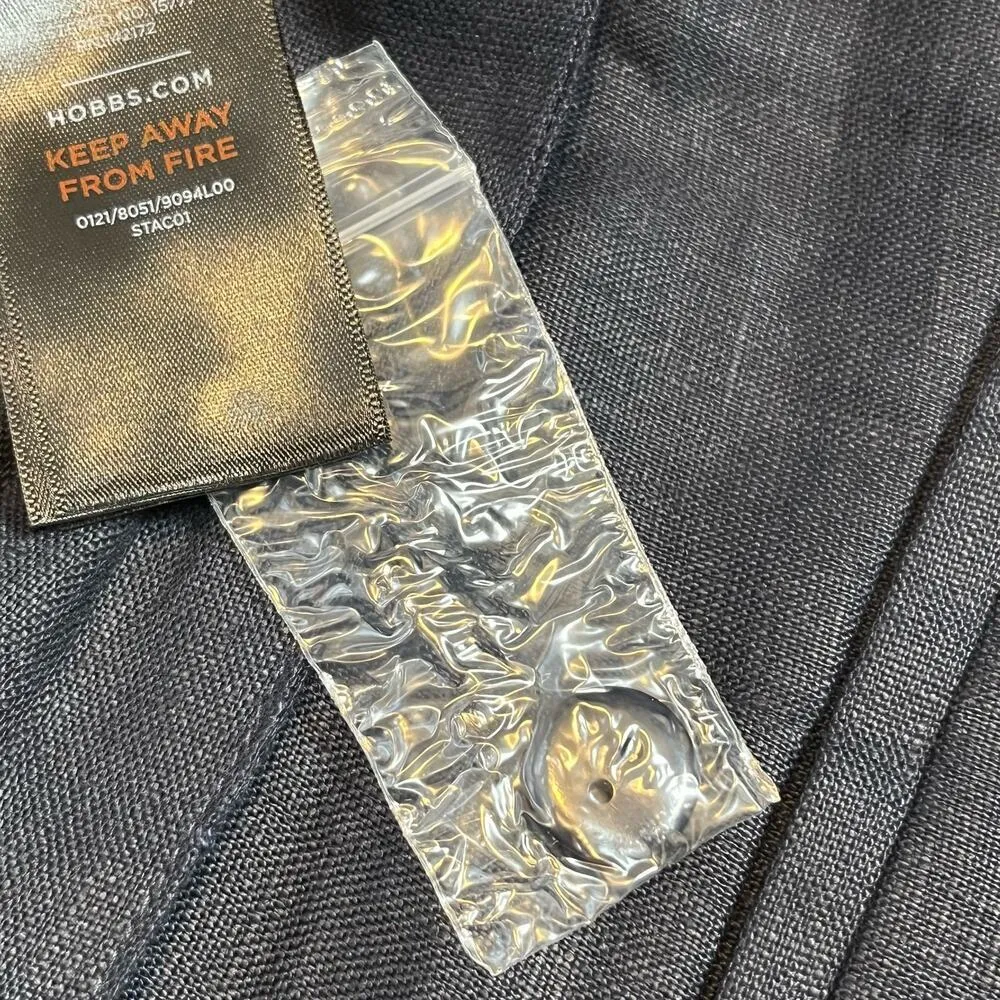 HOBBS LONDON Jacqui Wide Leg Linen Trousers Size 4 NWT - Image 14