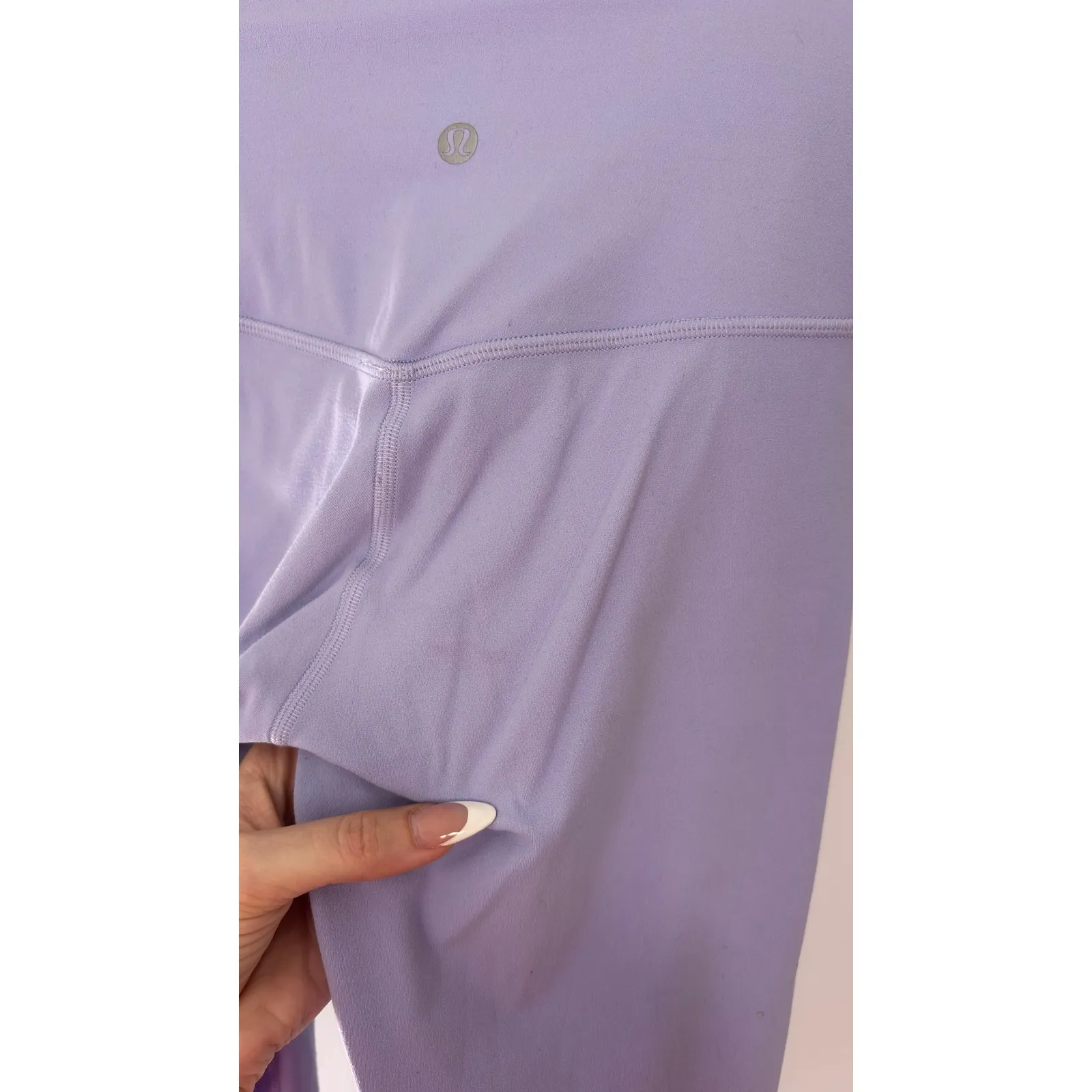 $118 NWOT Lululemon Align High Rise Crop Leggings Periwinkle Size 2 - Image 6