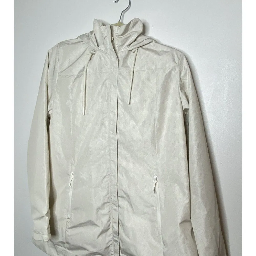 Liv Outdoor Nimbus Birch Geo Hooded Mesh Lined Water Resistant Travel Jacket M Size M - Image 11