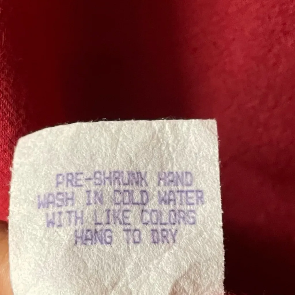 Vintage Lauren K. Sport USA Classic Red Shirt EUC Size L - Image 9