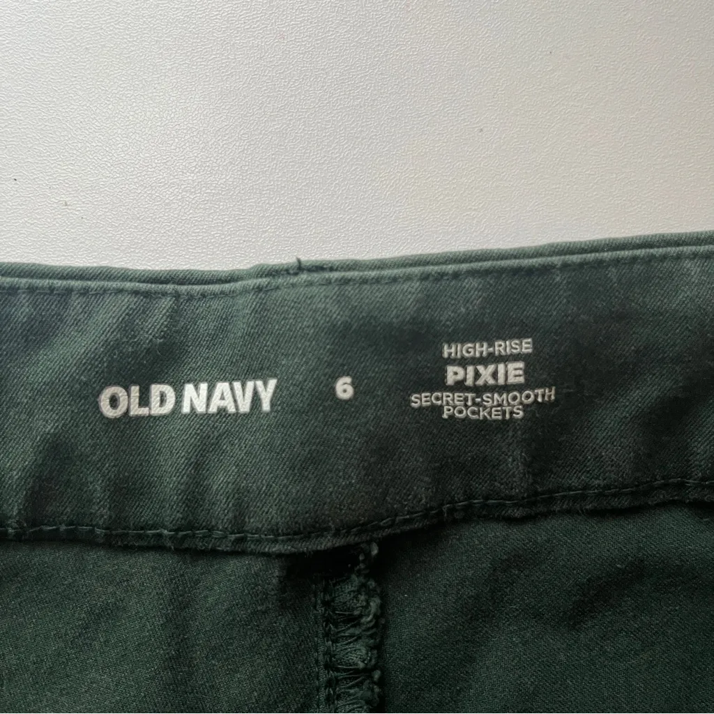 Old Navy Women's Ankle Pants - Forest Green - Image 7