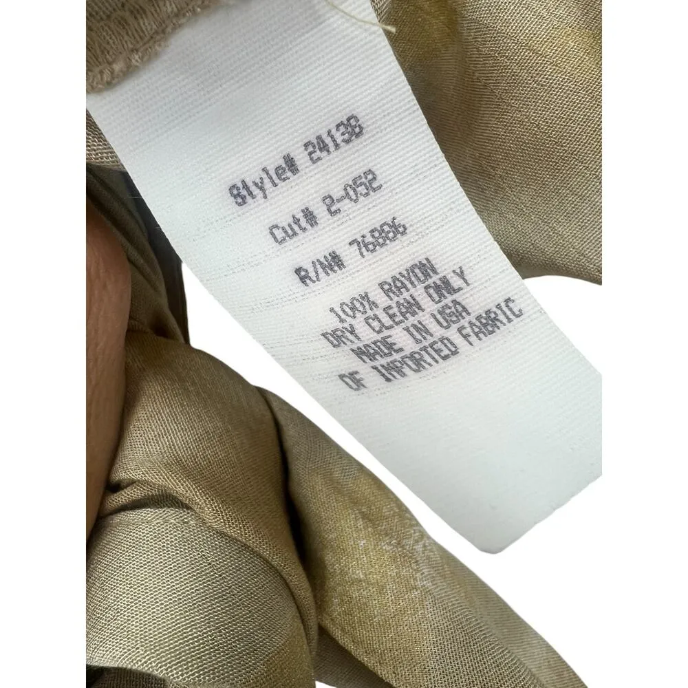 Vintage 90's | S | Cropped Tie Front Blazer Top Sun Moon Kitty Buttons - Image 6